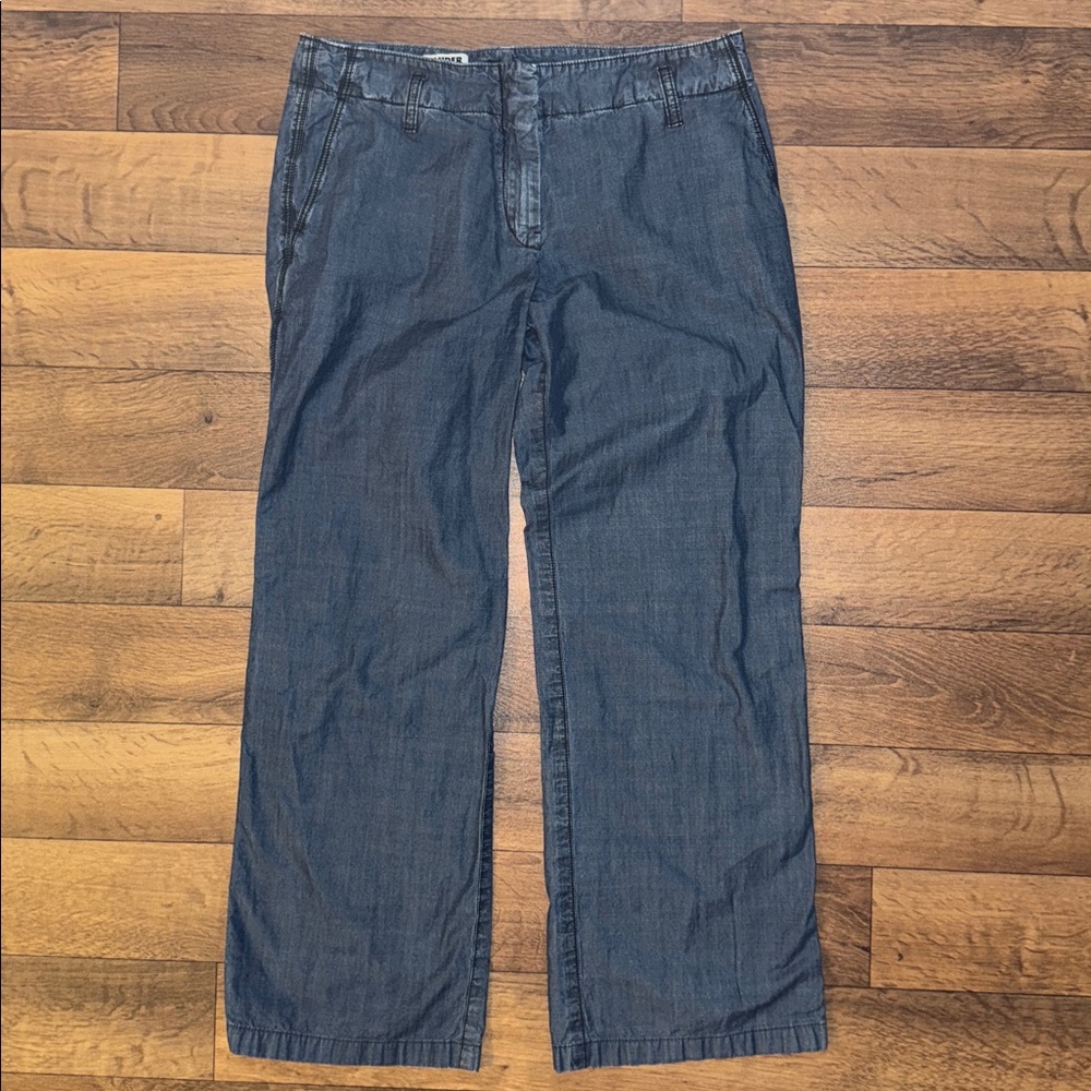 Jil Sander Size 40 Dark Blue Pants Vintage Designer Trouser Bottoms Quiet Luxury